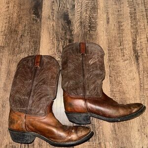Durango Two-Tone Brown Western Boots